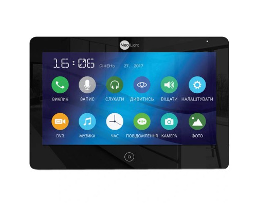 Відеодомофон NeoLight MEZZO HD black