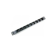 Блок розеток 9 порт без кабелю 19'' SPP9-WC