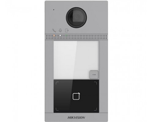 2 Мп IP вызывная панель на одного абонента c ИК подсветкой и Wi-Fi DS-KV8113-WME1
