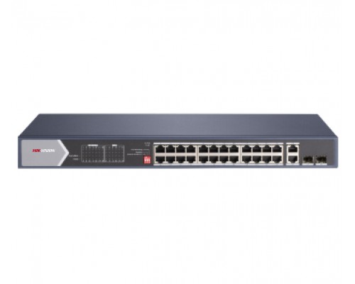 28-портовий некерований Hi-PoE комутатор Hikvision DS-3E0528HP-E
