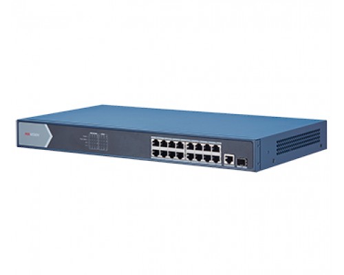 16-портовий гігабітний некерований PoE DS-3E0518P-E