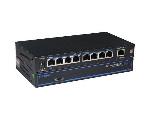 8-портовый PoE коммутатор UTEPO UTP3-SW08-TP120