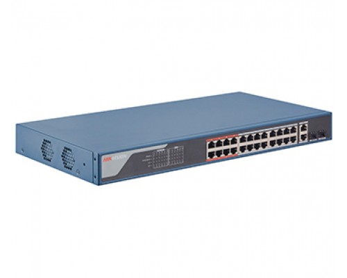 24 портовий POE комутатор Hikvision DS-3E1326P-EI