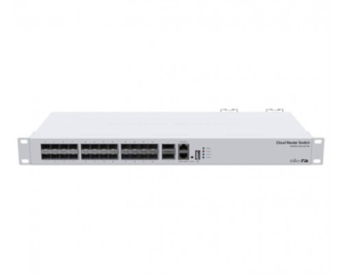 24-портовый управляемый коммутатор CRS326-24S+2Q+RM