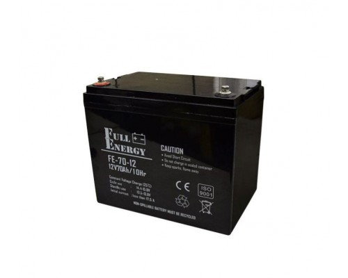 Акумулятор 12В 70 Аг для ДБЖ Full Energy FEP-1270