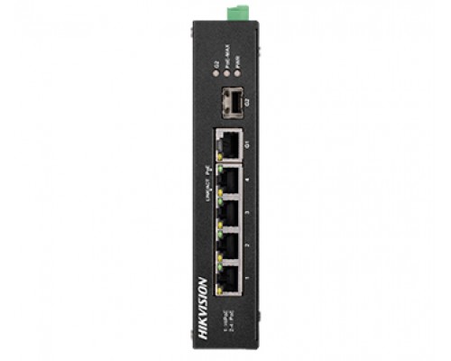 4-портовий некерований POE комутатор Hikvision DS-3T0306HP-E/HS