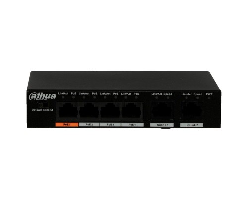 4-портовый PoE коммутатор Dahua DH-PFS3006-4ET-60