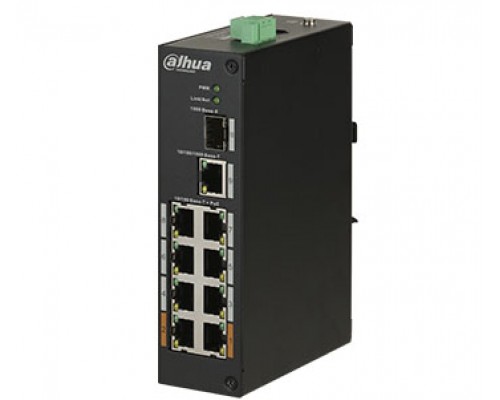 8-портовый неуправляемый POE коммутатор DH-PFS3110-8ET-96