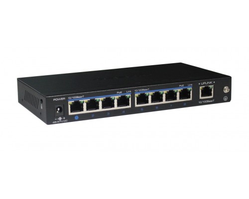8-ми портовый неуправляемый PoE коммутатор UTP1-SW0801-TP120