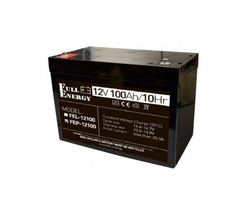 Акумулятор 12В 100 Аг для ДБЖ Full Energy FEP-12100