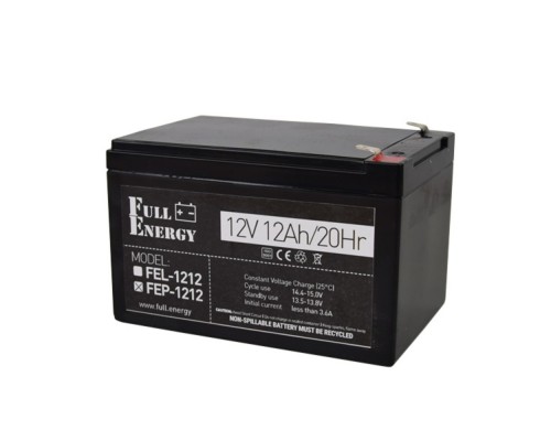 Акумулятор 12В 12 Аг для ДБЖ Full Energy FEP-1212