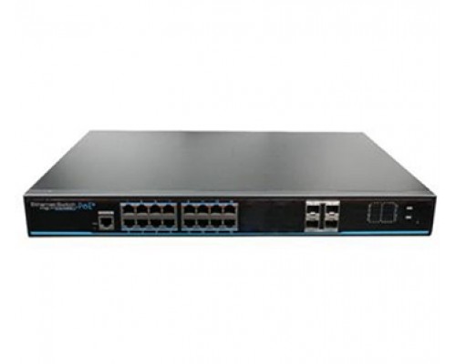 16-портовый управляемый PoE коммутатор UTP3-GSW1604S-MTP25