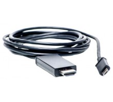 Видео кабель PowerPlant HDMI - micro USB, 1.8м, (MHL), Blister
