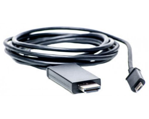 Видео кабель PowerPlant HDMI - micro USB, 1.8м, (MHL), Blister