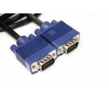 Видео кабель PowerPlant VGA-VGA, 1.5м, Double ferrites