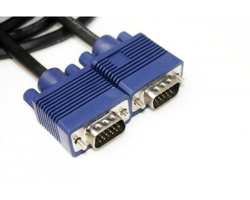 Видео кабель PowerPlant VGA-VGA, 1.5м, Double ferrites