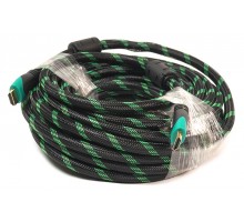 Видео кабель PowerPlant HDMI (M) - HDMI (M), 2.0V, 28AWG, 4К Ultra HD, 15м