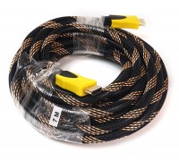 Видео кабель PowerPlant HDMI - HDMI, 7м, позолоченные коннекторы, 1.3V, Nylon