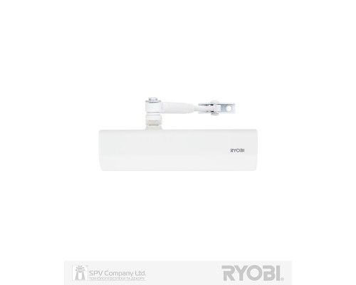 Доводчик накладной RYOBI 2000 D-2055V GLOSSY_WHITE BC STD_ARM EN_3/4/5 до_100кг 1250мм FIRE