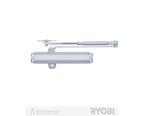 Доводчик накладной RYOBI 2000 D-2005V SILVER BC UNIV_ARM EN_3/4/5 до_100кг 1250мм FIRE