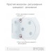 Доводчик накладной RYOBI 2000 D-2055V GLOSSY_WHITE BC STD_ARM EN_3/4/5 до_100кг 1250мм FIRE