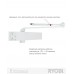 Доводчик накладной RYOBI 1000 B1000V WHITE BC/DA STD_ARM EN_2/3/4/5 до_120кг 2400мм