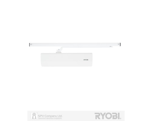 Доводчик накладной RYOBI 2000 D-2050T GLOSSY_WHITE BC SLD_ARM EN_3 60кг 950мм FIRE