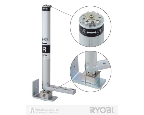 Доводчик врезной RYOBI FR FR-12-R ALUMINIUM EN_5 100кг 1200мм LEFT