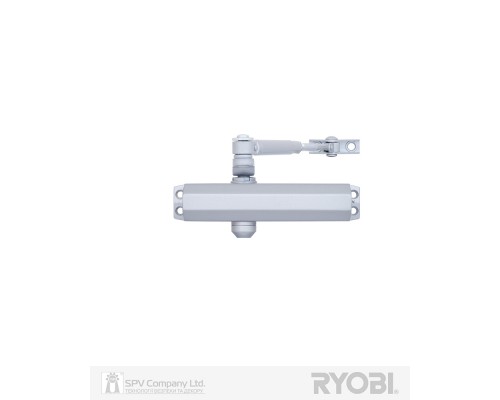 Доводчик накладной RYOBI *1500 D-1504 SILVER STD_ARM EN_2/3/4 до_80кг 1100мм FIRE