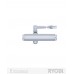 Доводчик накладной RYOBI *1500 D-1504 SILVER STD_ARM EN_2/3/4 до_80кг 1100мм FIRE