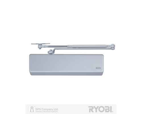 Доводчик накладной RYOBI 4550 D-4550 SILVER BC/DA UNIV_ARM EN_2-7+ до_200кг 1600мм FIRE