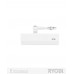 Доводчик накладной RYOBI *1500 D-1554 GLOSSY_WHITE STD_ARM EN_2/3/4 до_80кг 1100мм FIRE