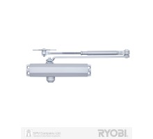 Доводчик накладной RYOBI *1500 D-1504 SILVER UNIV_ARM EN_2/3/4 до_80кг 1100мм FIRE