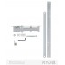 Доводчик врезной RYOBI COU-50 COU-153_R ALUMINIUM SLD_HO_ARM EN_3 65кг 950мм LEFT