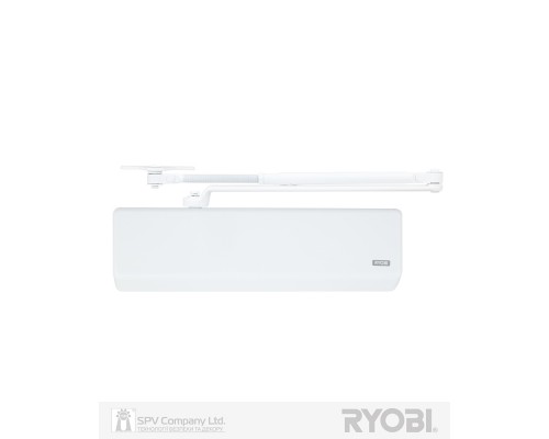 Доводчик накладной RYOBI 4550 D-4550 WHITE BC/DA UNIV_ARM EN_2-7+ до_200кг 1600мм FIRE