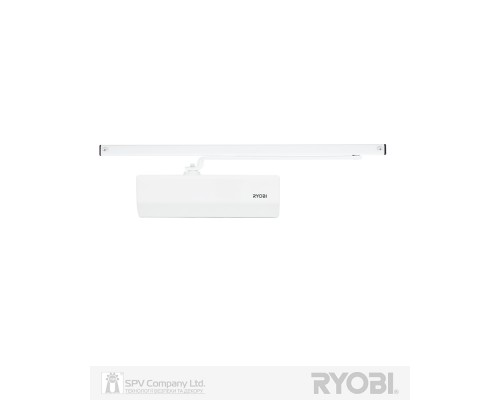 Доводчик накладной RYOBI *1500 DS-1554T GLOSSY_WHITE SLD_HO_ARM EN_2 до_45кг 900мм