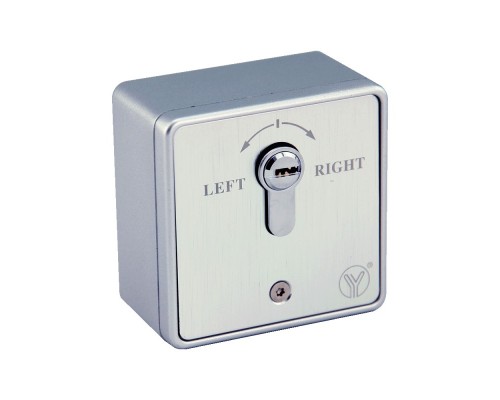 Кнопка аварійного виходу з ключем Yli Electronic YKS-851EN для системи контролю доступу