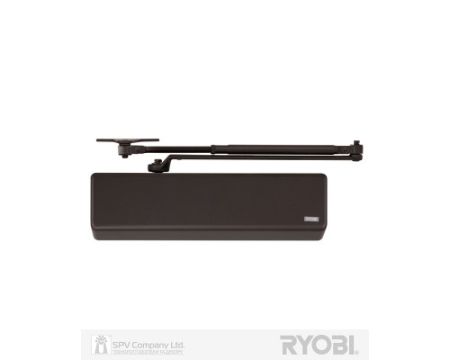 Доводчик накладной RYOBI 4550 D-4550 DARK_BRONZE BC/DA UNIV_ARM EN_2-7+ до_200кг 1600мм FIRE