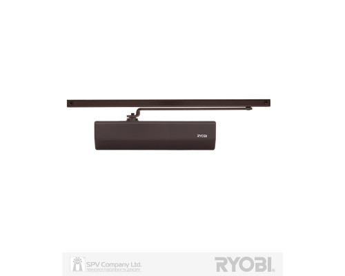Доводчик накладной RYOBI 2000 D-2050T DARK_BRONZE BC SLD_ARM EN_3 60кг 950мм FIRE