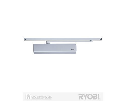 Доводчик накладной RYOBI 3550 D-3554T SILVER BC/DA SLD_ARM EN_4 85кг 1100мм FIRE