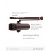 Доводчик накладной RYOBI *1500 DS-1504 DARK_BRONZE STD_HO_ARM EN_2/3/4 до_80кг 1100мм