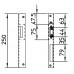 Зворотна планка VIRO 1094 iW NICKEL PLATED STEE LH 7755.1094.2.78 (UKR_RIGHT T2/T3)
