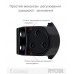 Доводчик накладной RYOBI *9900 9903 BLACK STD_ARM EN_2/3 до_65кг 965мм