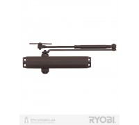 Доводчик накладной RYOBI 2000 D-2005V DARK_BRONZE BC UNIV_ARM EN_3/4/5 до_100кг 1250мм FIRE