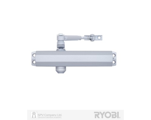 Доводчик накладной RYOBI 2000 D-2005V SILVER BC STD_ARM EN_3/4/5 до_100кг 1250мм FIRE