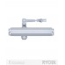 Доводчик накладной RYOBI 2000 D-2005V SILVER BC STD_ARM EN_3/4/5 до_100кг 1250мм FIRE