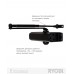 Доводчик накладной RYOBI *9900 9903 BLACK STD_ARM EN_2/3 до_65кг 965мм