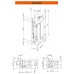 Защелка электромеханическая DORCAS 99-2 NDF FaFix (W/O_SP 10-24V_AC/DC) НЗ_Е универсальная с узким корпусом