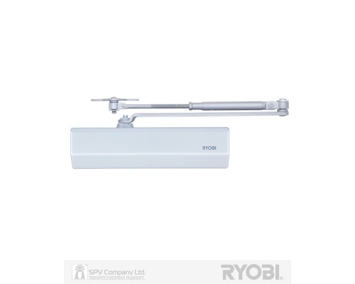 Доводчик накладной RYOBI 2550 D-2550 SILVER BC UNIV_ARM EN_1-4 до_80кг 1100мм FIRE