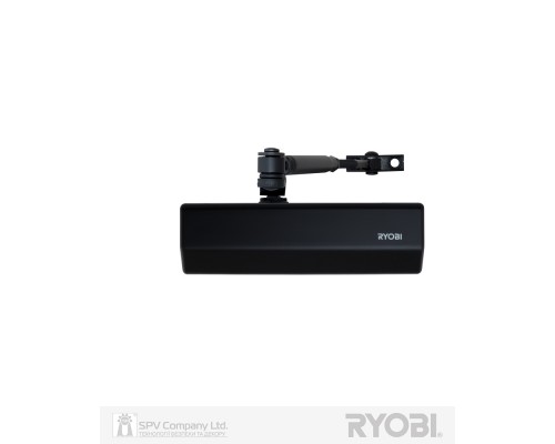 Доводчик накладной RYOBI *1500 D-1554 BLACK STD_ARM EN_2/3/4 до_80кг 1100мм FIRE